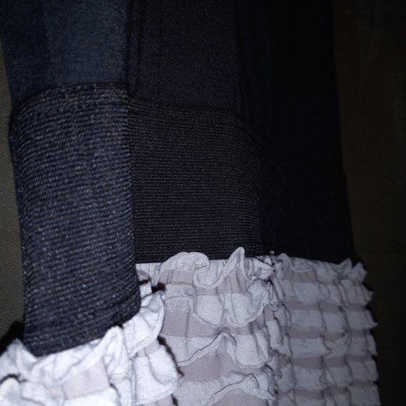 Mini Miley Cyrus Dress Ruffled Tank Top Thick Elastic Waist Corset Waist - Picture 3 of 5